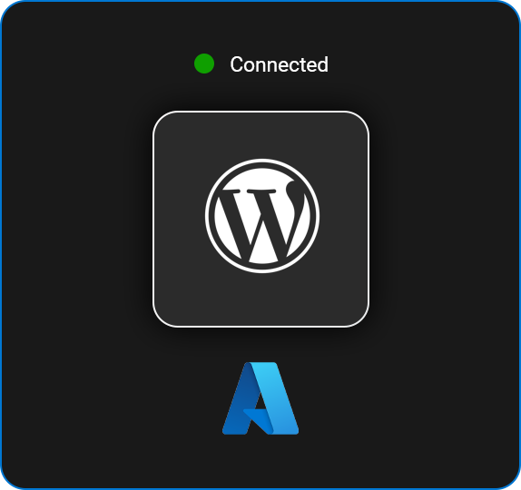 Wordpress and Azure Connection Online