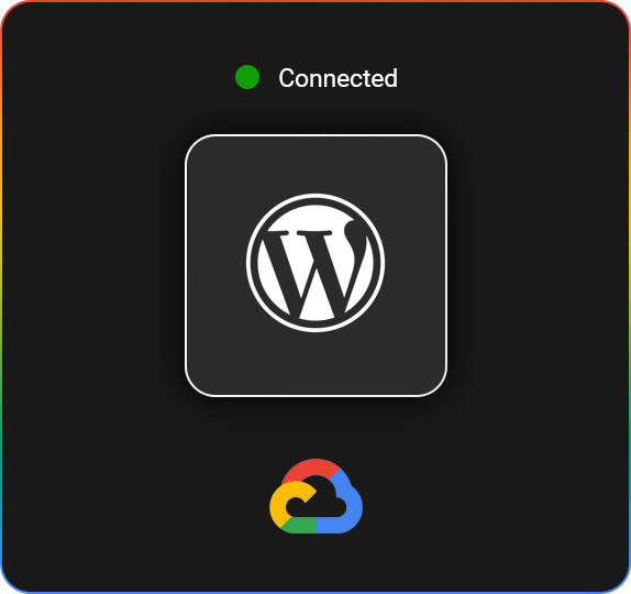 Wordpress and GCP Connection Online